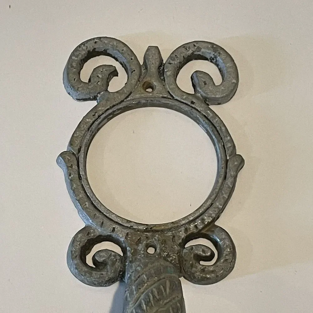 Vintage Aluminum Ornate‎ Door Handles Art Deco Mid-Century 12